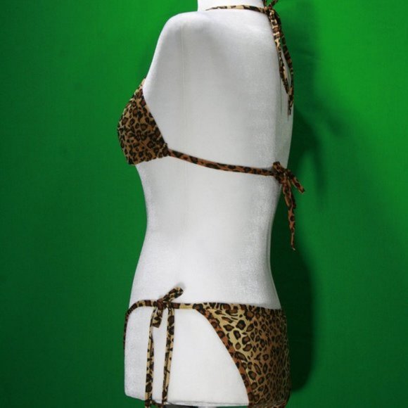 CHUN'S FASHION Leopard Print Swimwear Bikini Set - Picture 6 of 7